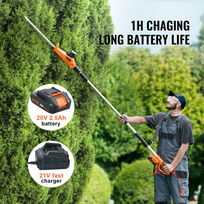 ET1611 - Lightweight 20V Cordless Hedge Trimmer with Impressive Battery Life