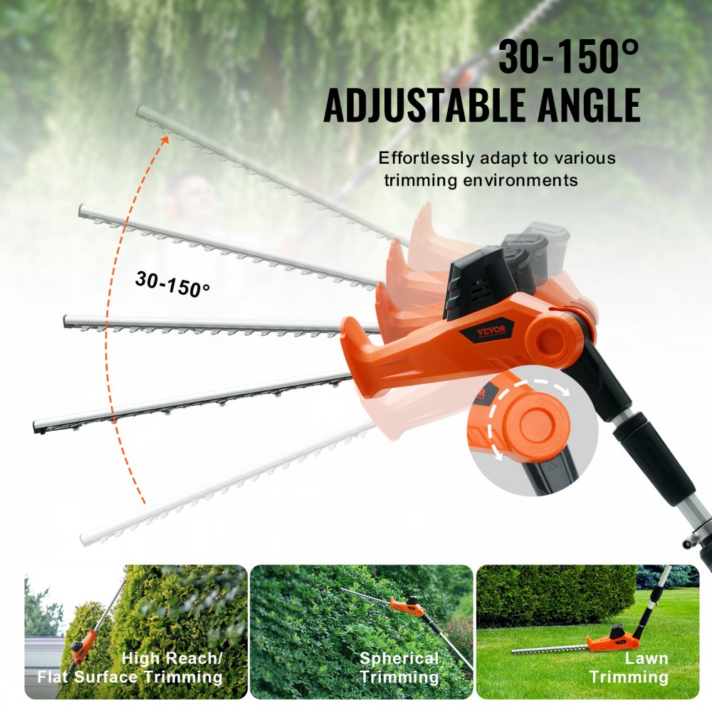 ET1611 - Lightweight 20V Cordless Hedge Trimmer with Impressive Battery Life