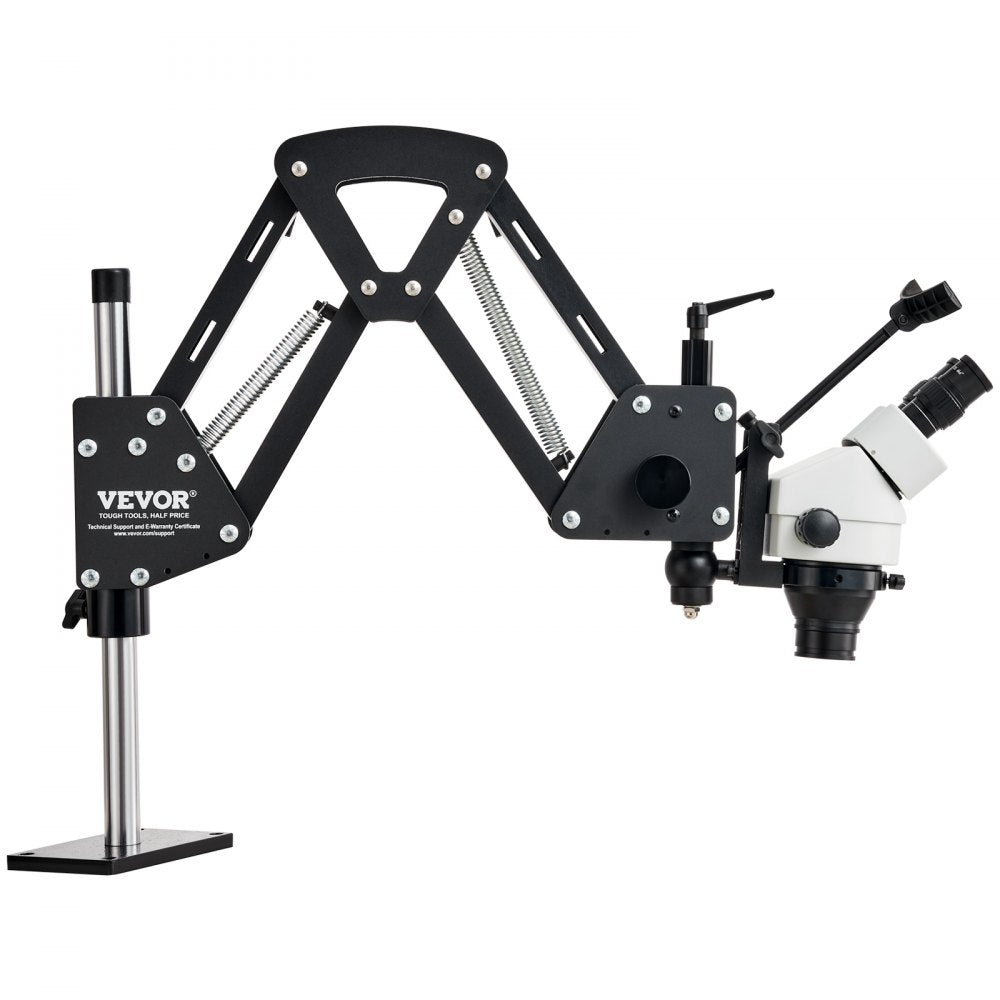 JH-1A - VEVOR 7X-45X Microscope, 15.7" Adjustable Stand & LED Light