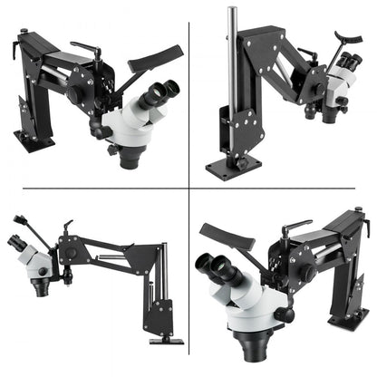 Jewelry Microscope Stand - 7X-45X Multi-Directional Precision Optics