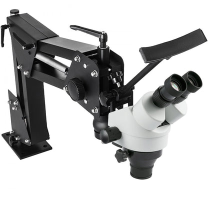 Jewelry Microscope Stand - 7X-45X Multi-Directional Precision Optics