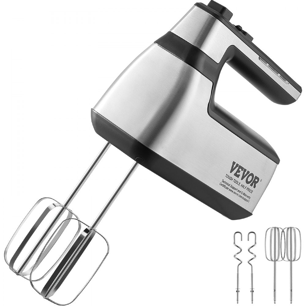 HM1410 - Cordless 250W Hand Mixer with Turbo Boost & Quiet Operation