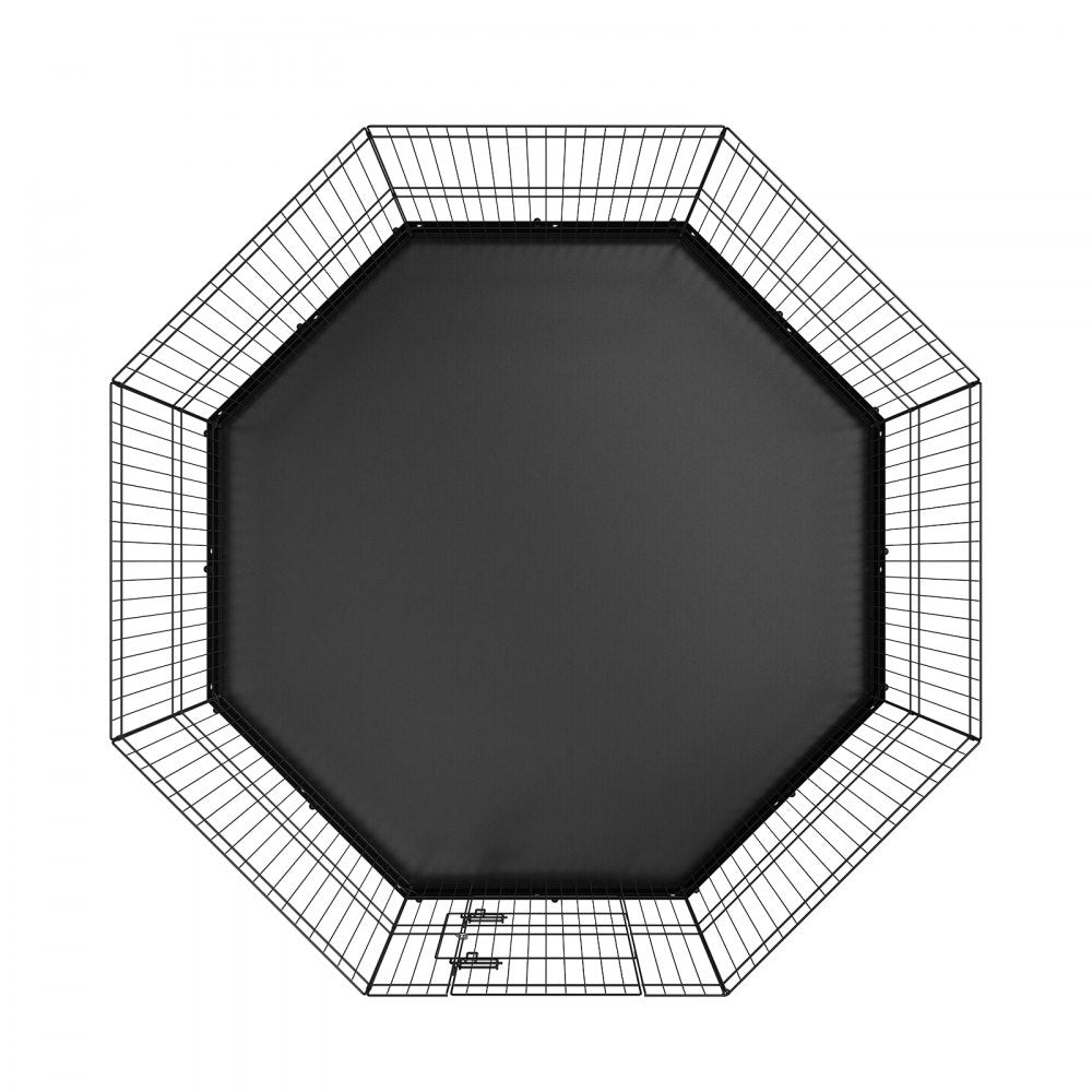 BSL6161-1 - 24" High Customizable Metal Dog Playpen with Waterproof Mat