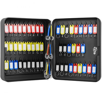 010319271742 - 12"x9.4" Wall-Mounted Key Organizer in Durable Steel