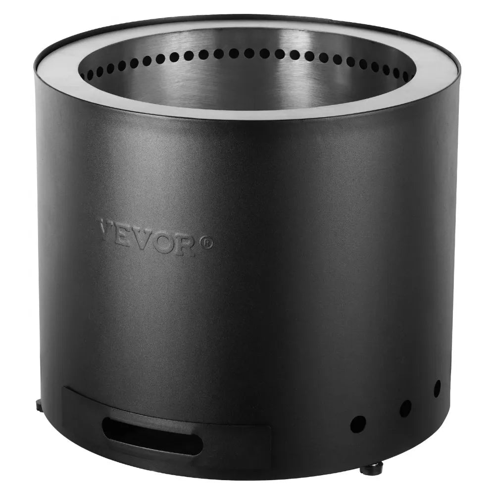 6834-38 - 15" VEVOR Smokeless Fire Pit with Durable Stainless Steel Design