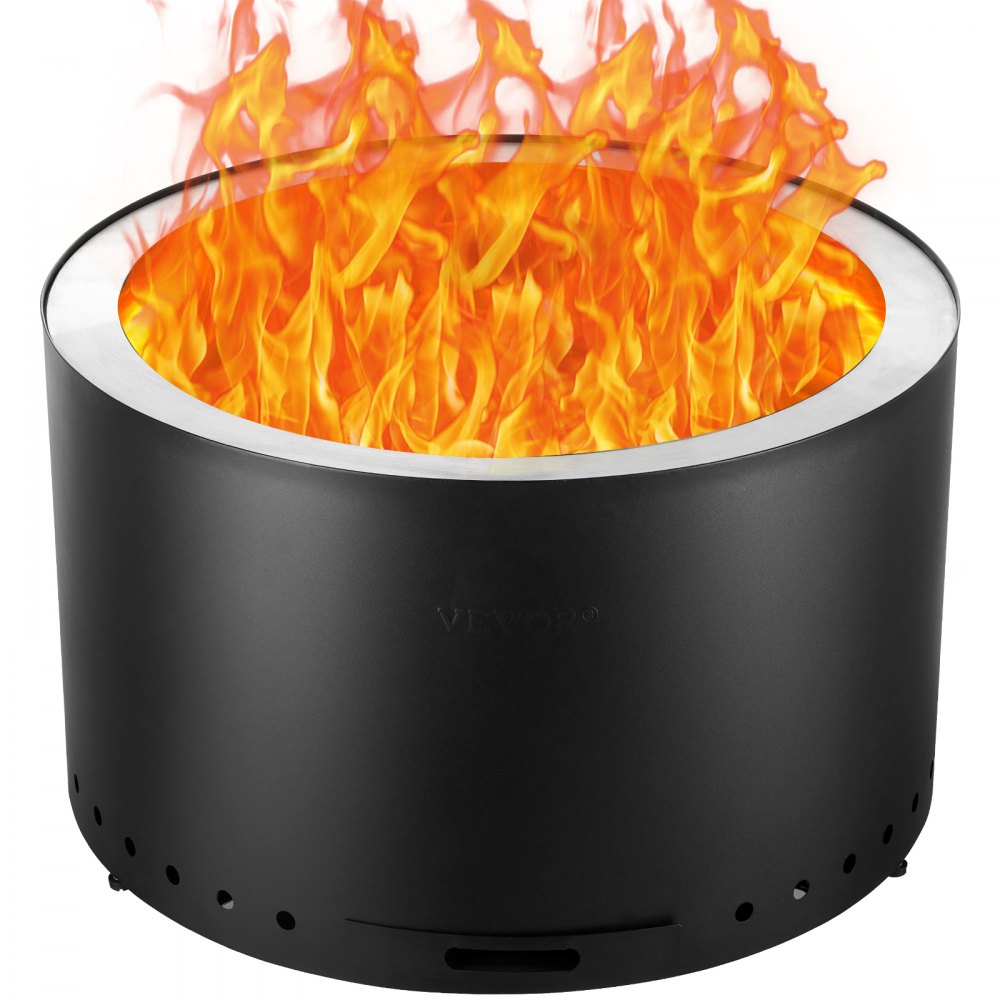 6834-71 - 28" VEVOR Smokeless Fire Pit in Durable Stainless Steel
