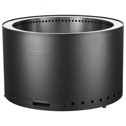 6834-71 - 28" VEVOR Smokeless Fire Pit in Durable Stainless Steel