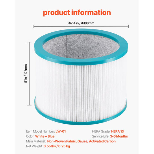 LW-01 - HEPA Air Purifier Filter for Healthy Indoor Air Quality