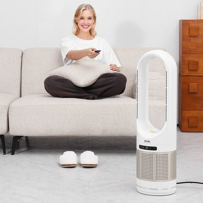 UML-046JR - Bladeless 34" Tower Fan for Year-Round Comfort