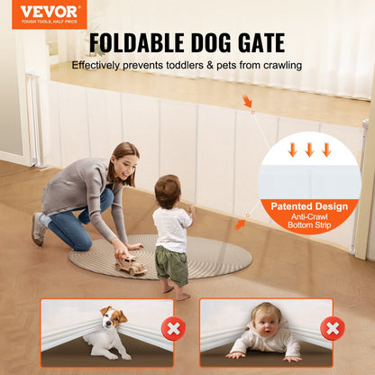 YJ-33110 - Retractable Baby Gate 116.1" for Safety & Versatility