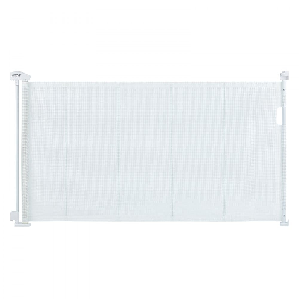 YJ-3355 - 60" Retractable Pet Gate, 34.2" Tall, Easy One-Handed Use