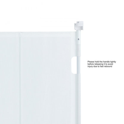 YJ-3355 - 60" Retractable Pet Gate, 34.2" Tall, Easy One-Handed Use