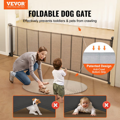YJ-33110 - Versatile 31" Retractable Baby Gate for Pets & Kids