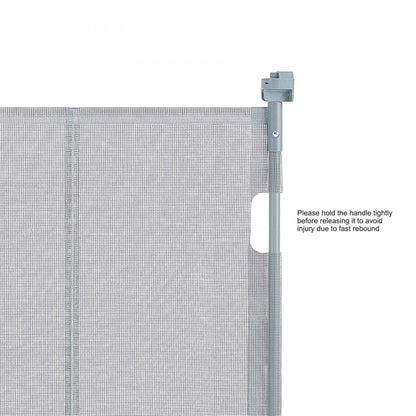 YJ-33110 - Versatile 31" Retractable Baby Gate for Pets & Kids
