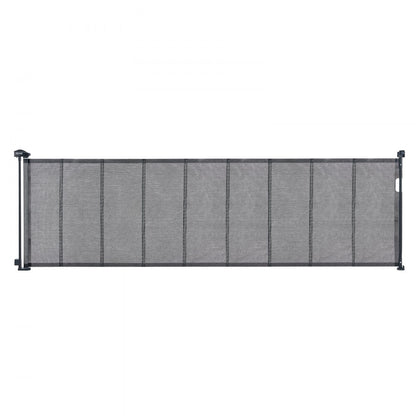 YJ-33110 - 34.2" Retractable Baby Gate with Anti-Crawl Mesh Design