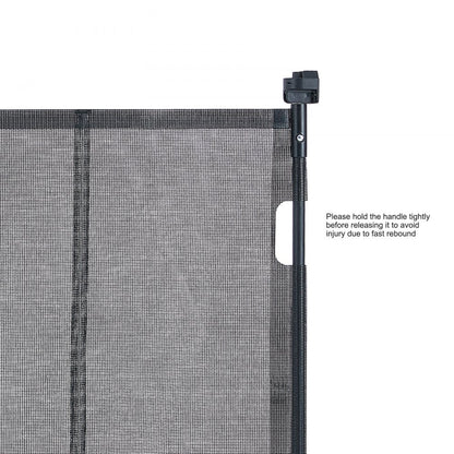 YJ-3355 - 34.2" Tall VEVOR Retractable Baby Gate, Extends 60" Wide