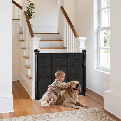 SH20.006BB-180CD - 34.2in Retractable Baby Gate for Kids & Pets