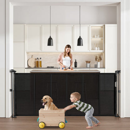 SH20.006BB-180CD - 34.2in Retractable Baby Gate for Kids & Pets