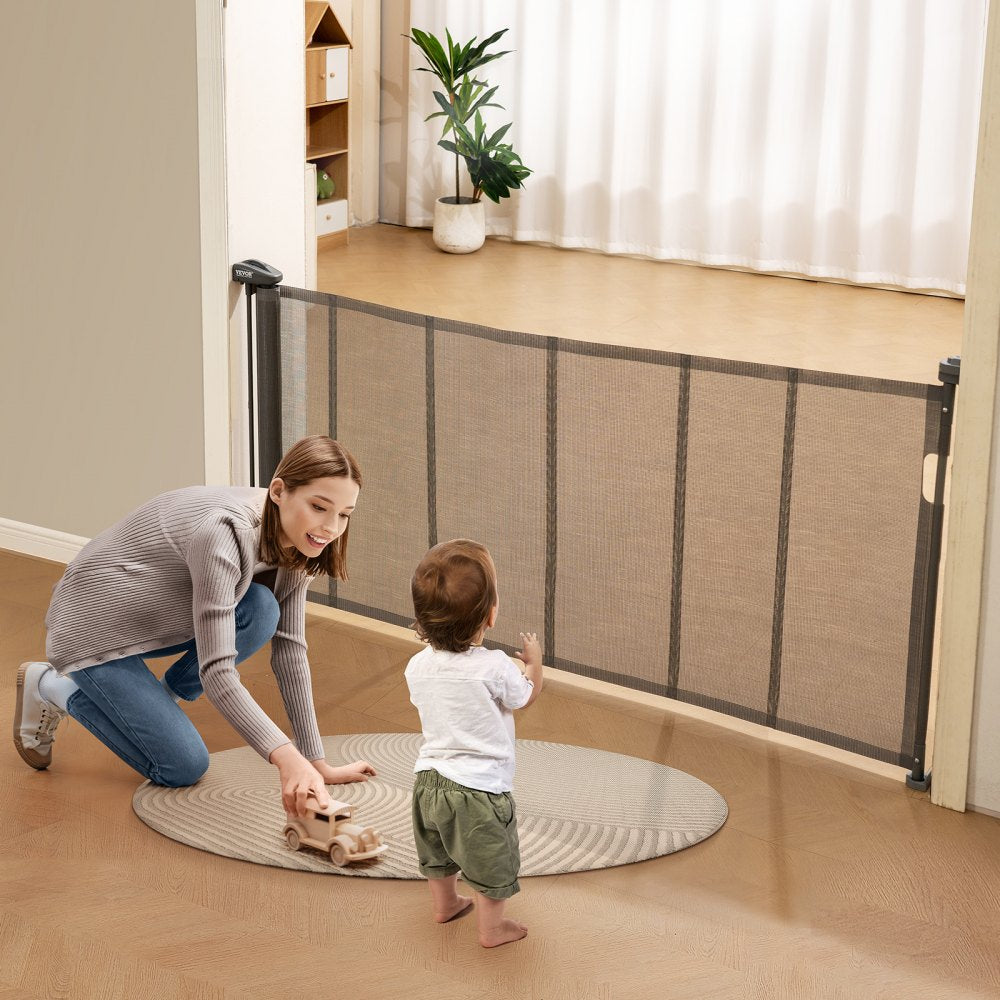 YJ-3371 - 76.8" VEVOR Retractable Baby Gate for Kids & Pets