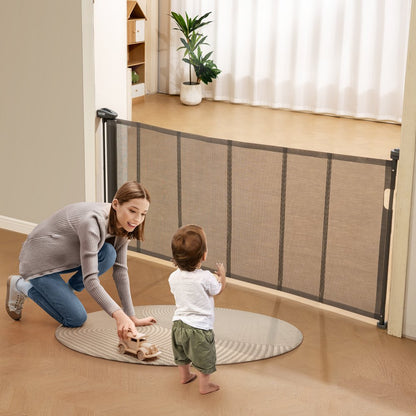 YJ-3371 - 76.8" VEVOR Retractable Baby Gate for Kids & Pets
