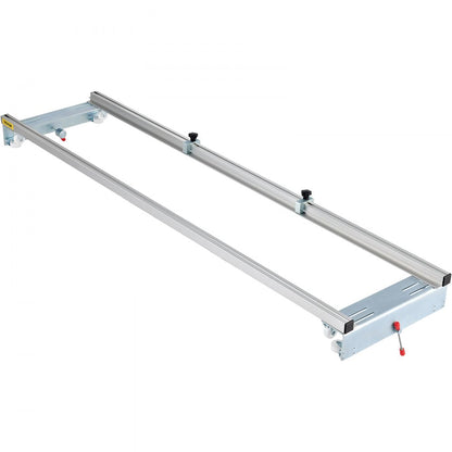 Planing Sled 60 in - 64" Aluminum Router Guide with Locking Handle