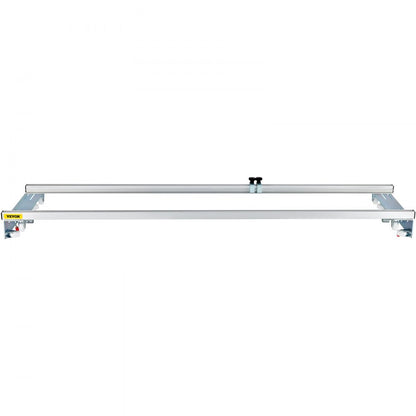 Planing Sled 60 in - 64" Aluminum Router Guide with Locking Handle
