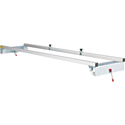 Planing Sled 60 in - 64" Aluminum Router Guide with Locking Handle