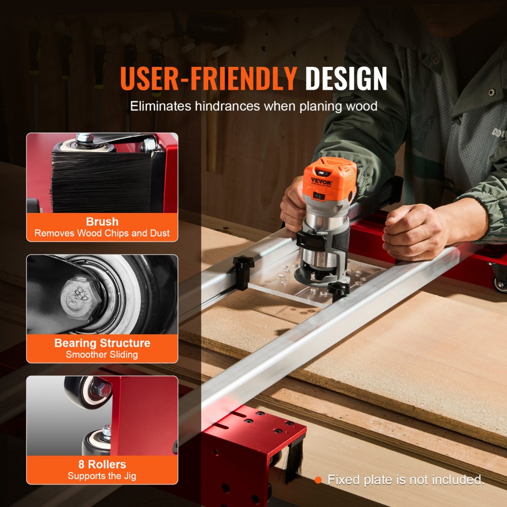 YS60-001 - Durable 60" Router Sled for Easy Slab Flattening