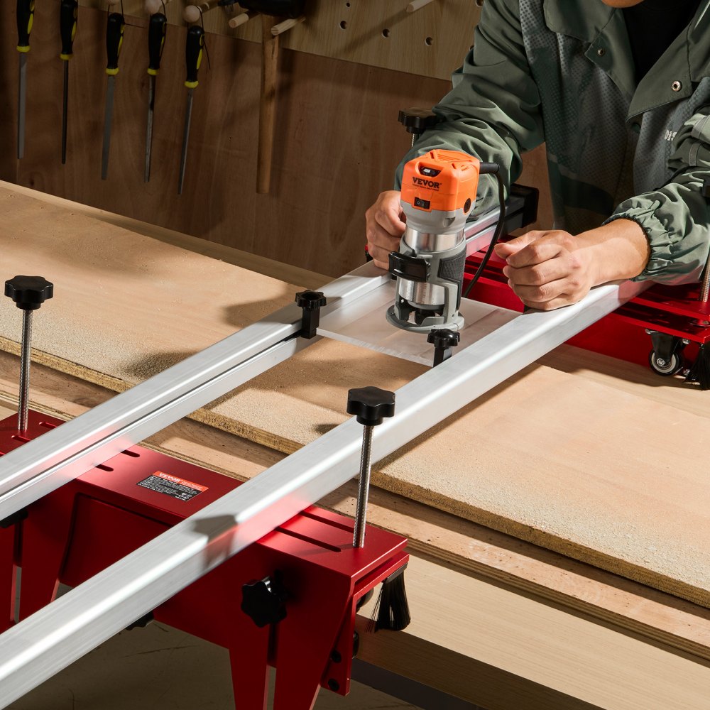 YS64-001S - VEVOR 64" Adjustable Wood Sled for Flattening Slabs