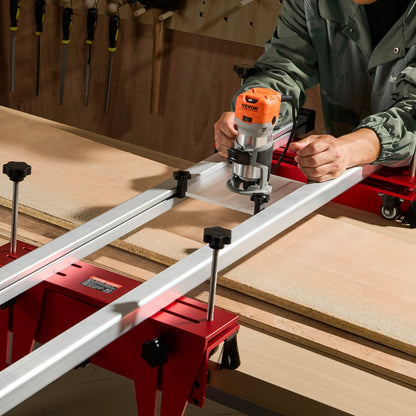 YS64-001S - VEVOR 64" Adjustable Wood Sled for Flattening Slabs