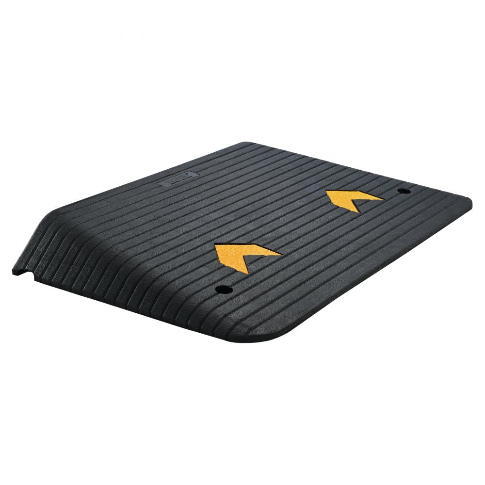 B001 - 4" High VEVOR Rubber Ramp, 35.5" L for Wheelchairs