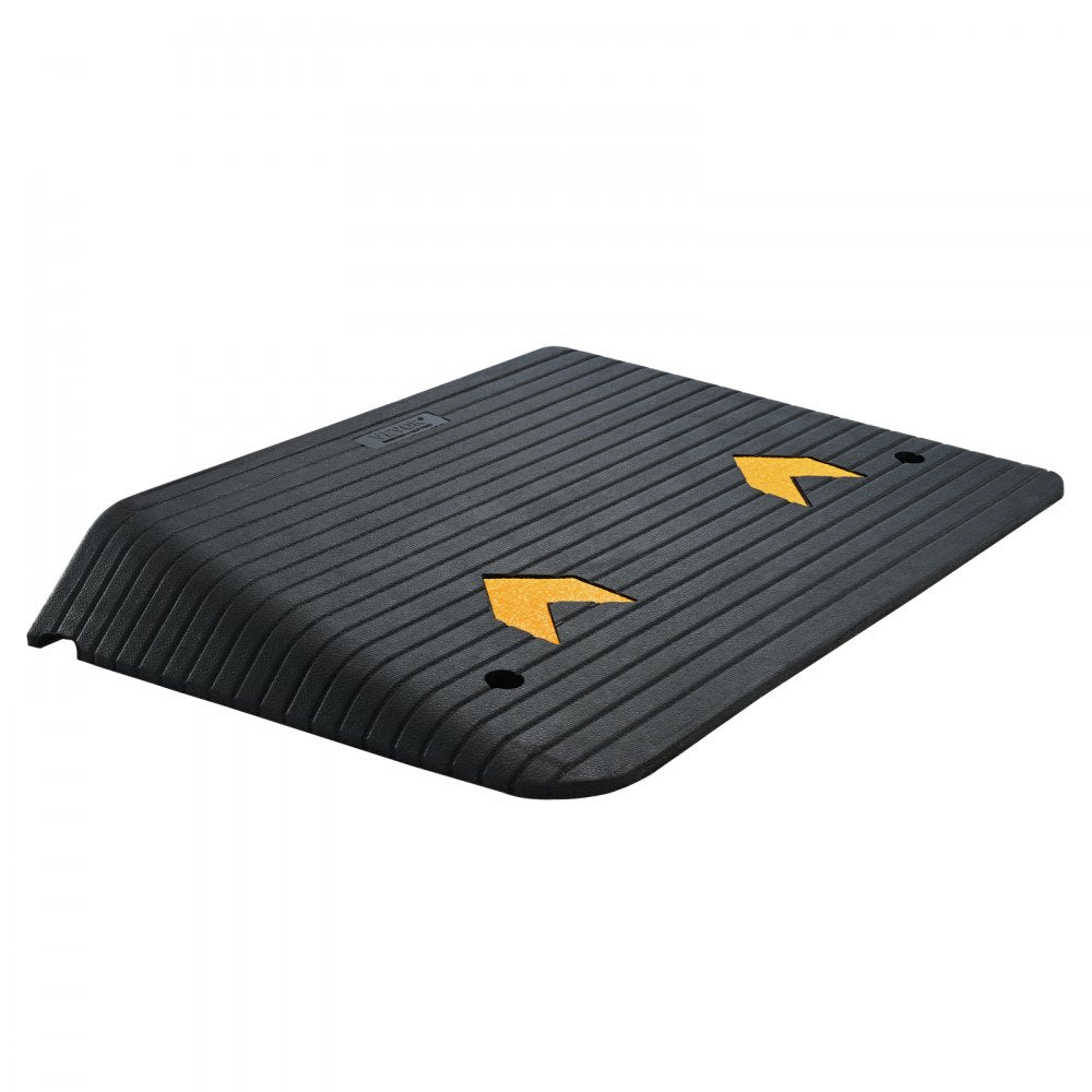 B001 - 4" High VEVOR Rubber Ramp, 35.5" L for Wheelchairs
