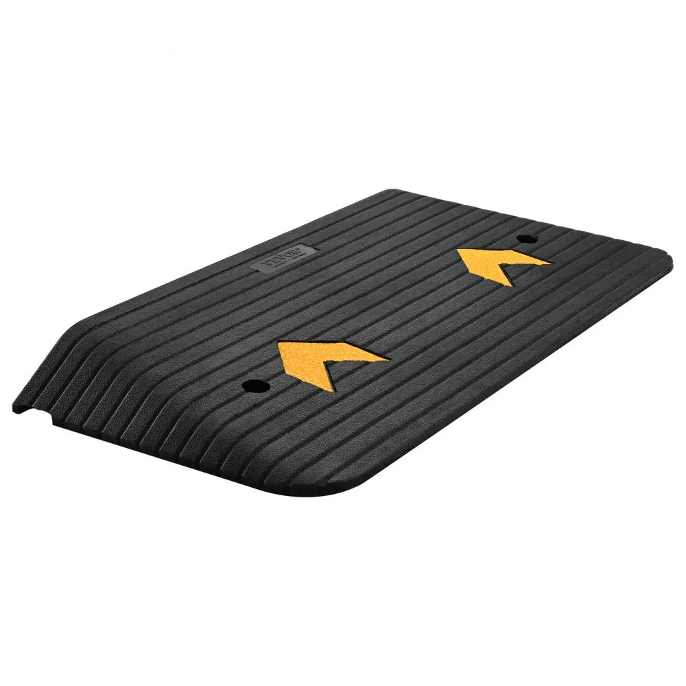 B001 - Durable 3-Inch Rubber Threshold Ramp for Seamless Accessibility