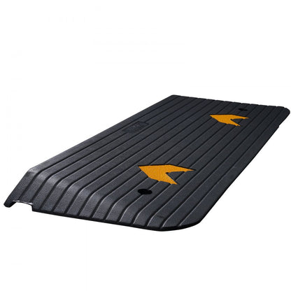 B001 - Heavy-Duty 1.5" Rubber Ramp for Easy Wheelchair Access