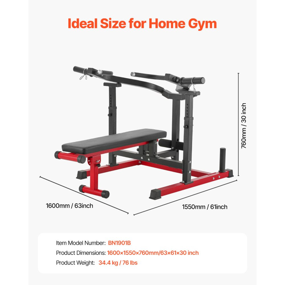 BN1901B - Compact Foldable Chest Press Machine for 450 LBS Weight