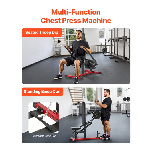 HM2907 - Compact Seated Dip Machine for Upper Body Strength Training