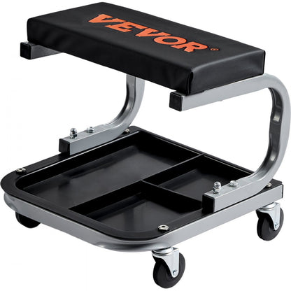 010174206832 - Durable 250 lb Garage Stool with 360° Casters