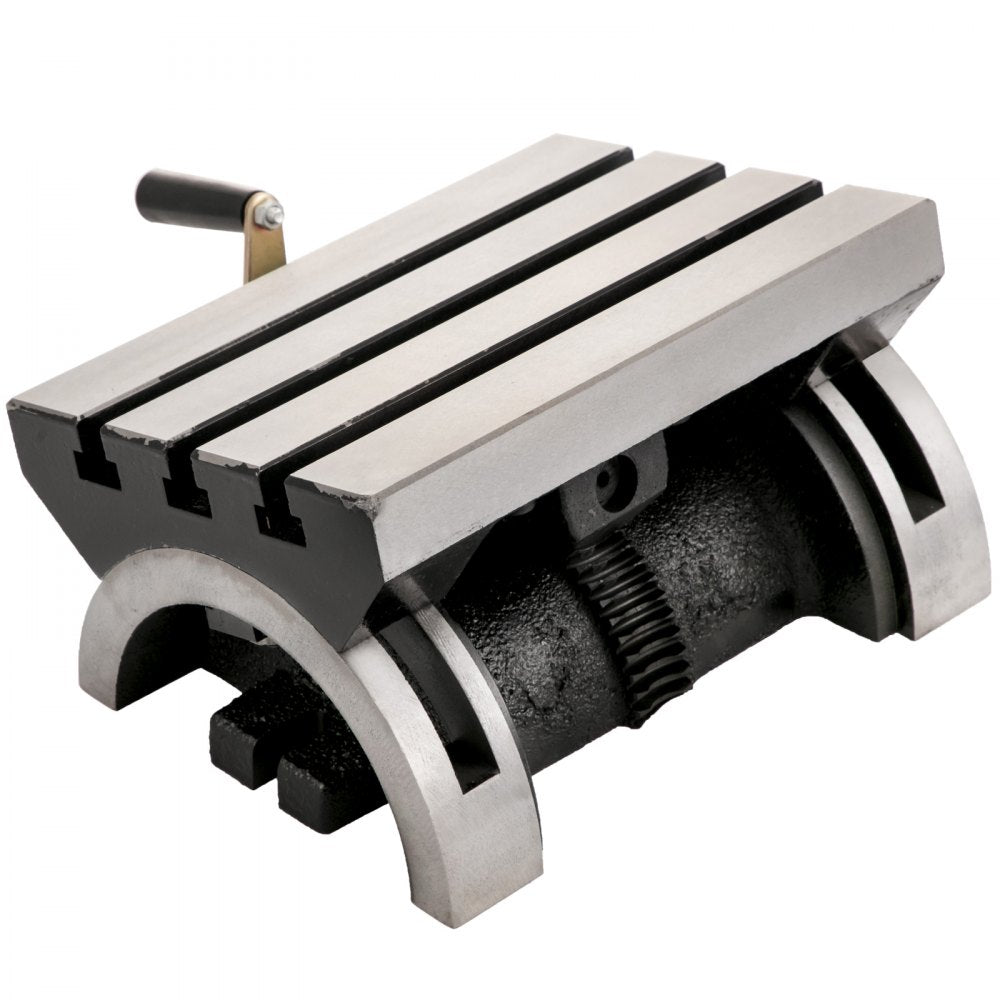 010892416788 - Heavy-Duty Cast Iron Tilting Milling Table with 12mm T-Slots