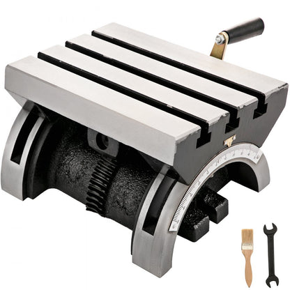 010571346494 - Durable 7x5" Cast Iron Adjustable Milling Table