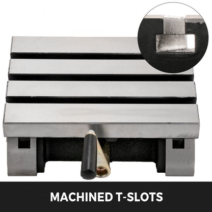 010571346494 - Durable 7x5" Cast Iron Adjustable Milling Table