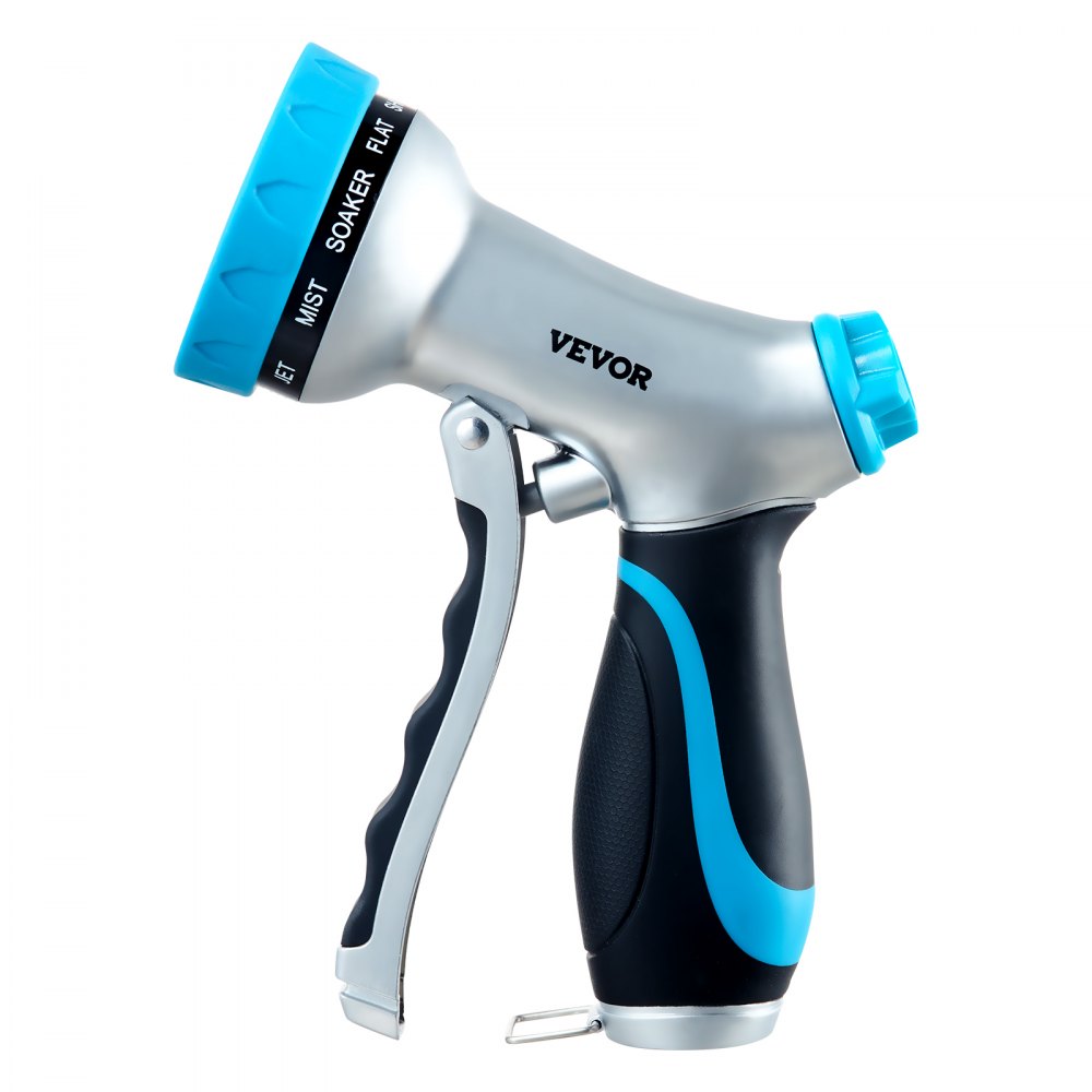 GN150761 - Heavy-Duty Metal Hose Nozzle with 10 Spray Modes