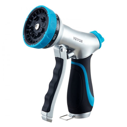 GN150761 - Heavy-Duty Metal Hose Nozzle with 10 Spray Modes