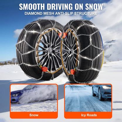 2382605 - Durable Snow Chains for Cars & SUVs, Perfect Winter Traction