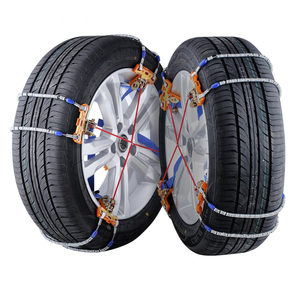 ZT-265 - Heavy-Duty Snow Chains for 9.2-11.2in Tires, Quick Install