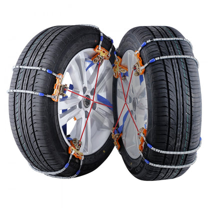 ZT-265 - Heavy-Duty Snow Chains for 9.2-11.2in Tires, Quick Install