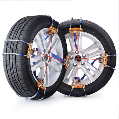 ZT-265 - Heavy-Duty Snow Chains for 9.2-11.2in Tires, Quick Install