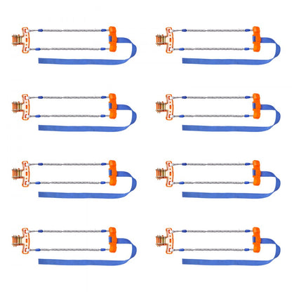 ZT-265 - Heavy-Duty Snow Chains for 9.2-11.2in Tires, Quick Install