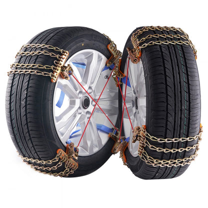 ZN4-M - Durable Snow Chains for 8-8.8 in Tires, Quick Installation