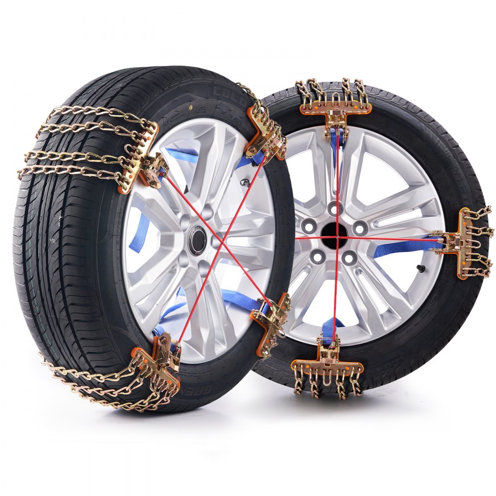 ZN4-M - Durable Snow Chains for 8-8.8 in Tires, Quick Installation