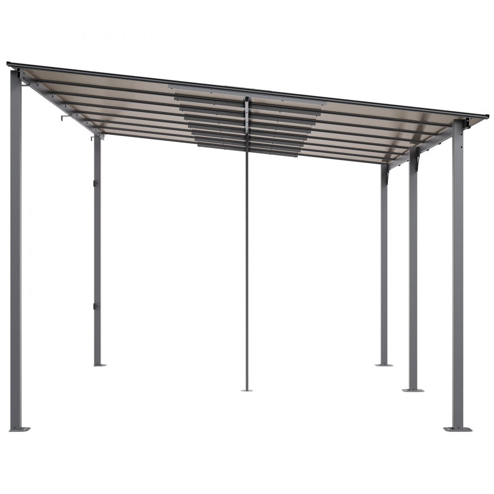 ZW-001 - Durable 10' x 14' Lean-To Gazebo with Hardtop and UV Protection